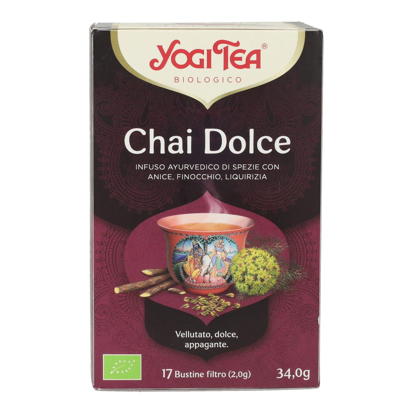Thé Yogi Bio Chai Doux, 17 sachets