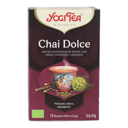 Thé Yogi Bio Chai Doux, 17 sachets