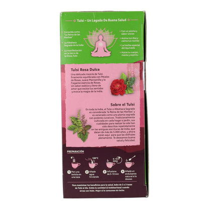 Tulsi Sweet Rose Organic India 25 bolsitas