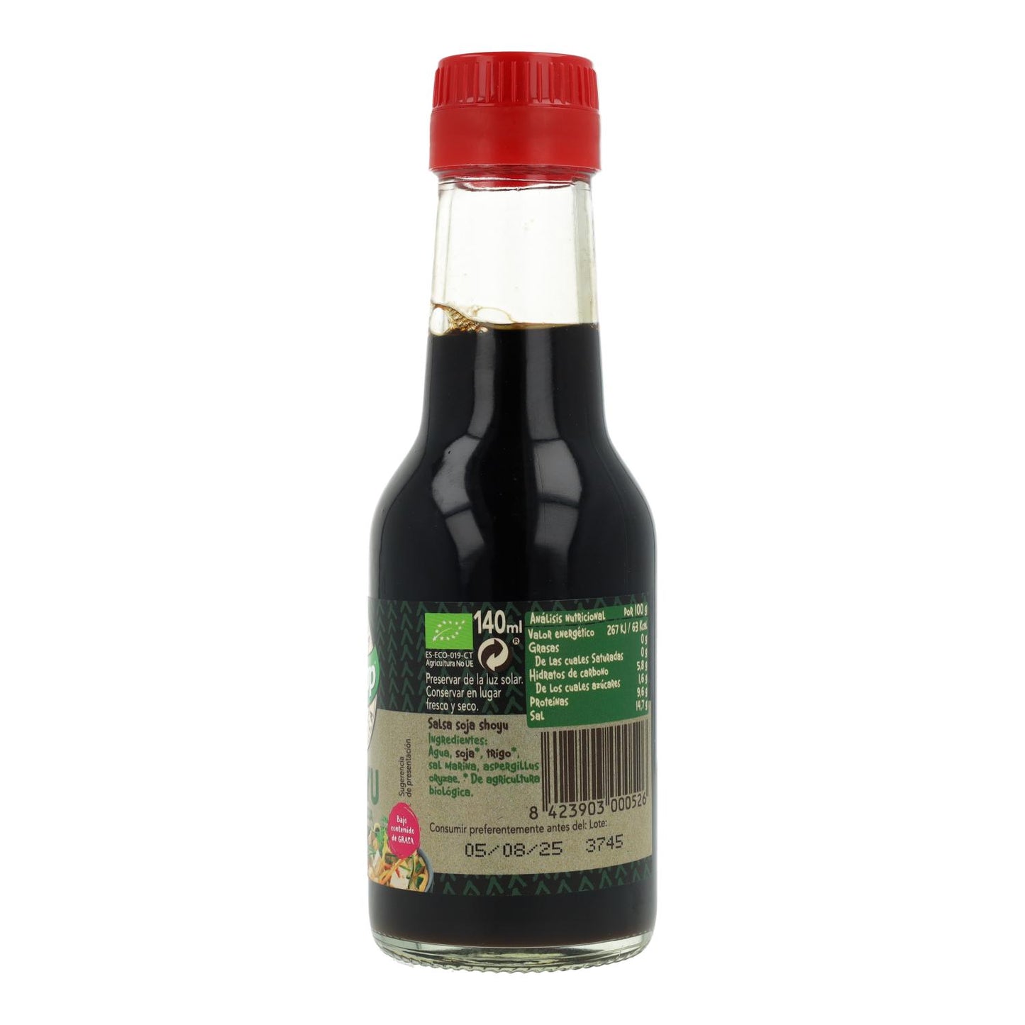Milde Bio-Sojasauce Shoyu Biocop 140 ml