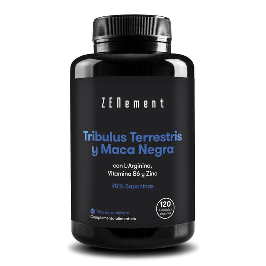 Tribulus Terrestris & Black Maca, with L-Arginine, Vitamin B6 and Zinc, Zenement 120 tablets