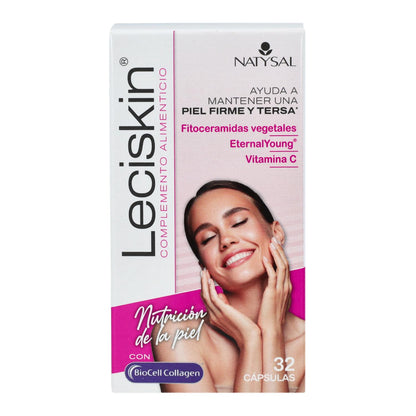 Leciskin voedingssupplement voor een stevige en gladde huid Natysal 32 capsules