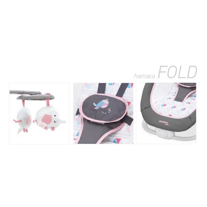 Hängematte Fold Asalvo Pajarito Rosa