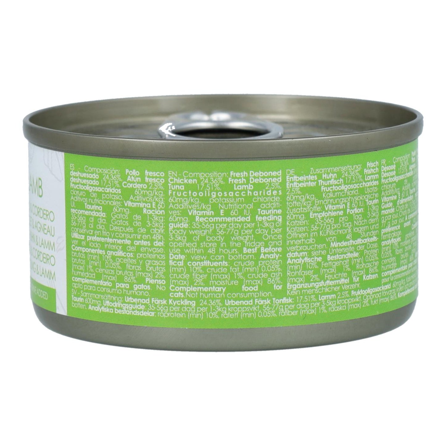 Kit Cat Lata Toppers - Kip & Lam 80 g Natvoer voor katten in gelatine