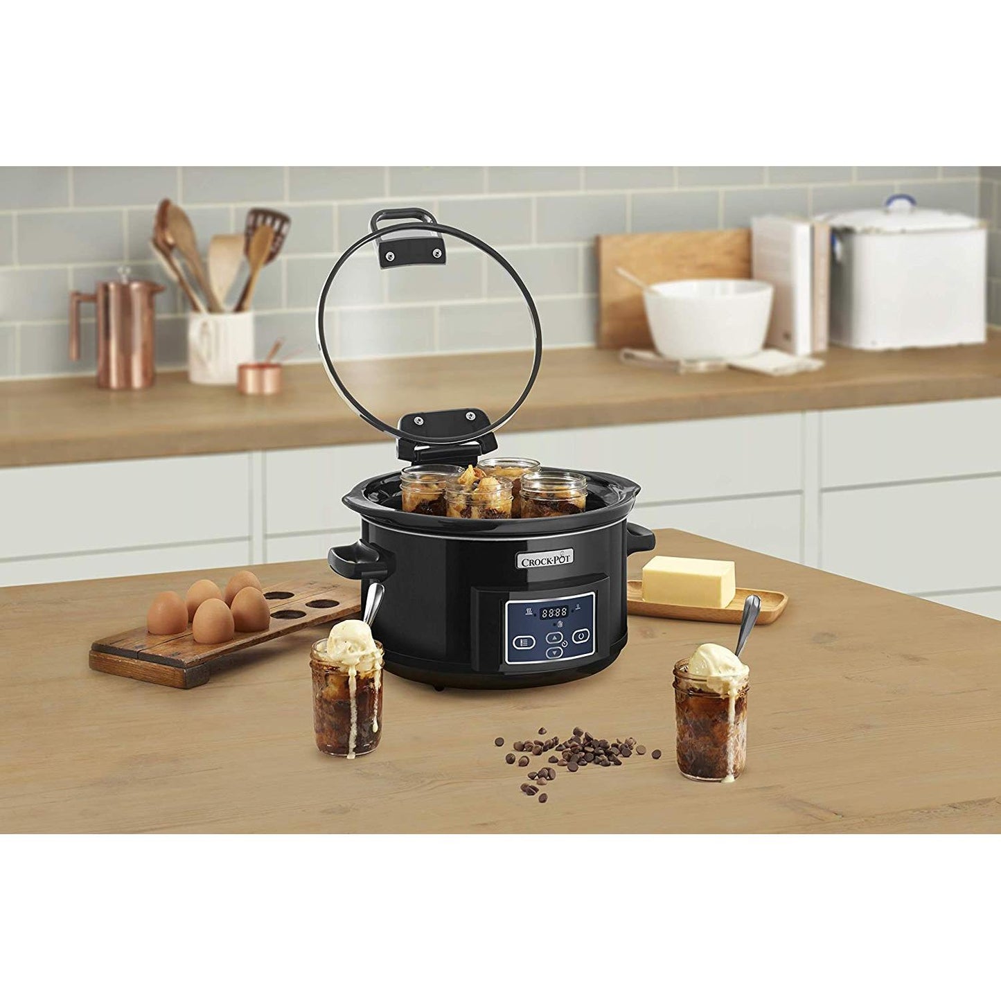 Crockpot slowcooker 4,7 L CSC052X met klapdeksel (gereviseerd)