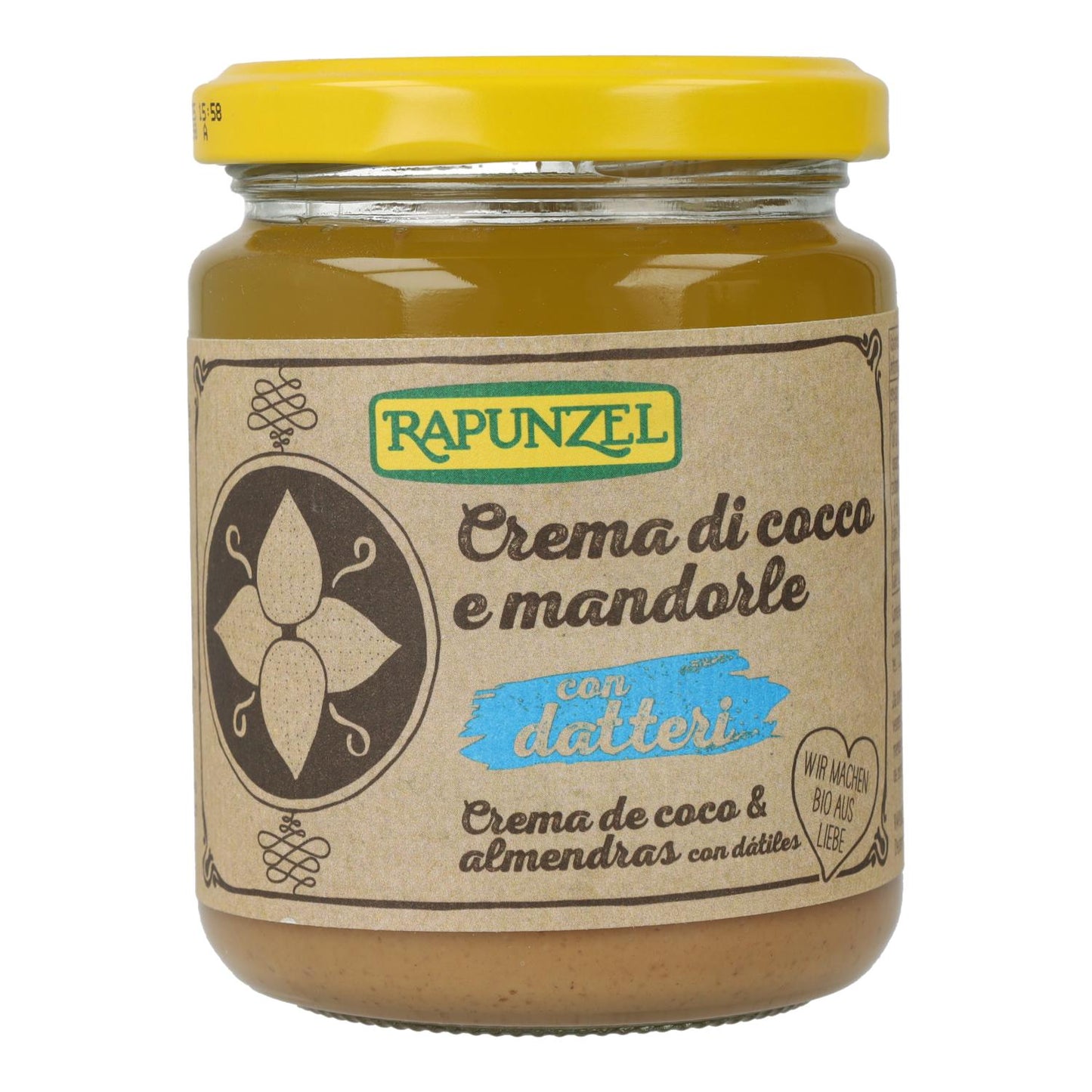 Crema de Almendras y Coco BIO Rapunzel 250gr