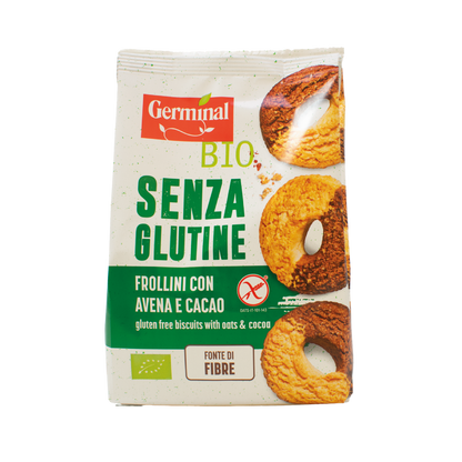 Glutenvrije havermoutkoekjes met cacao Germinal Bio 250 g