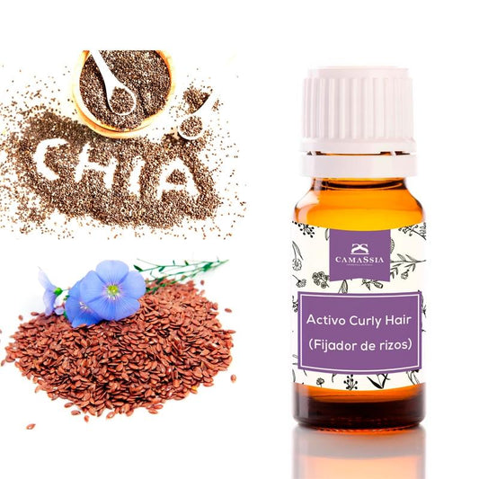 Aktywny preparat Curly Hair dla trwałych loków bez puszenia się, 10 ml. Camassia 10 ml