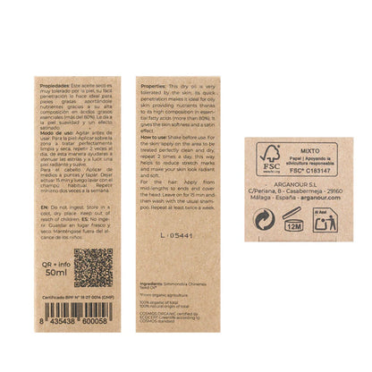 Olio di jojoba 100% BIO Arganour 50 ml