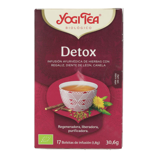 Yogi Tea Organic Detox, 17 tea bags
