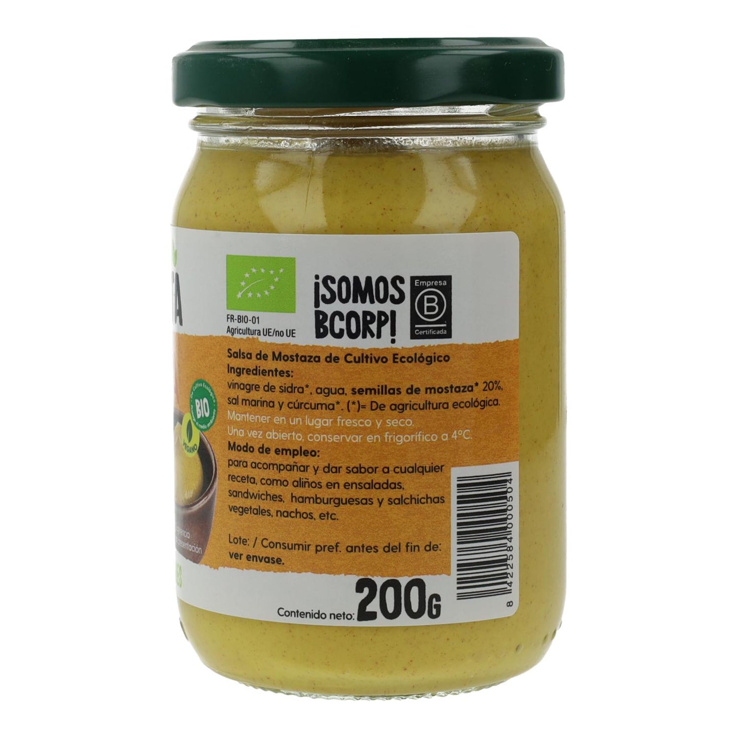 Biologische mosterd Ecocesta 200 g