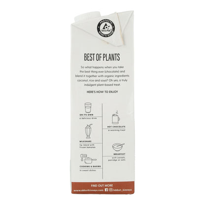 Pflanzliches Getränk Best Of Plants Schokolade (Kokosnuss, Soja und Reis) Bio Abbot Kinney 1