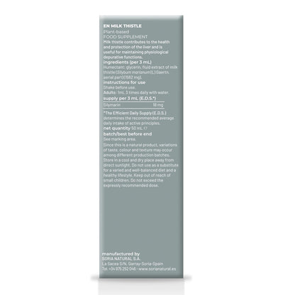 Mariadistelextract Soria Natural, 50 ml