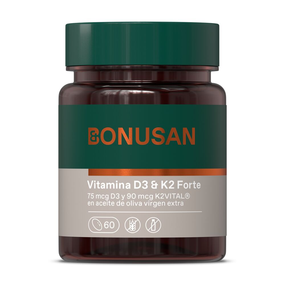 Vitamin D3 & K2 Forte Bonusan, 60 softgels