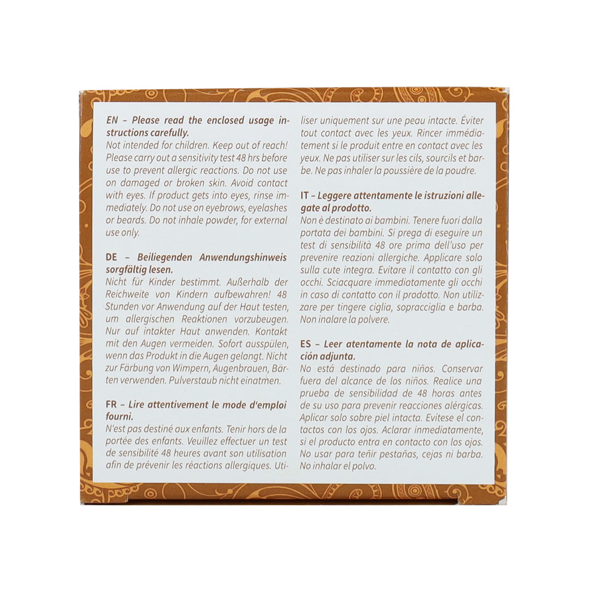 2x-pakket Natuurlijke haarkleurstof goudbruin Khadi 100 g