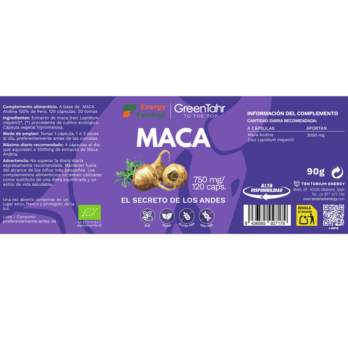 Maca Mix ECO Energy Feelings 120 capsules