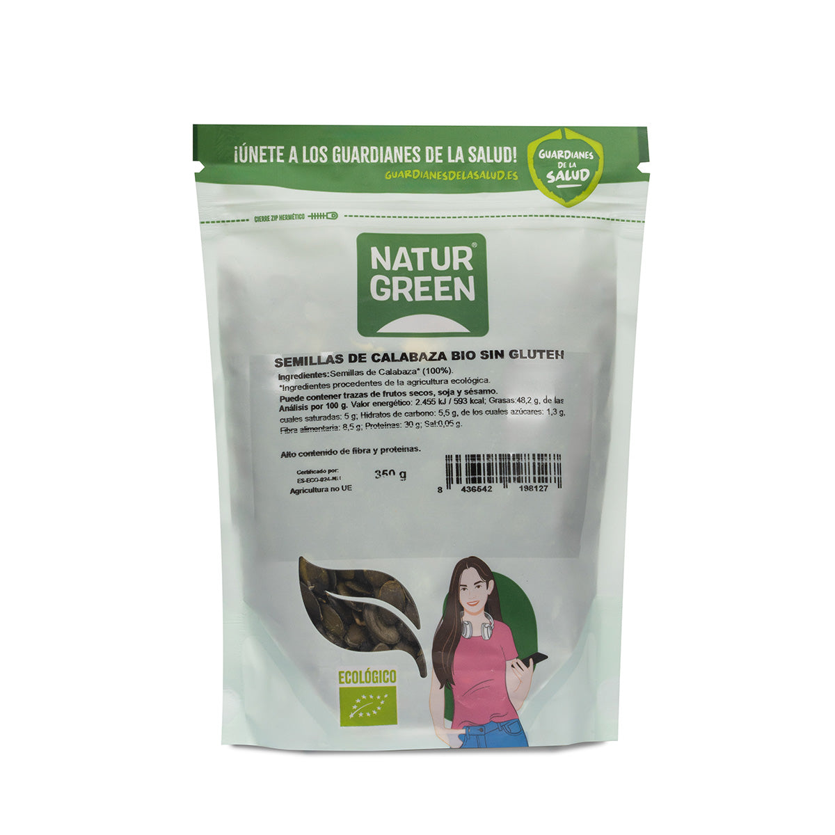 Naturgreen Bio-Kürbiskerne 350 g