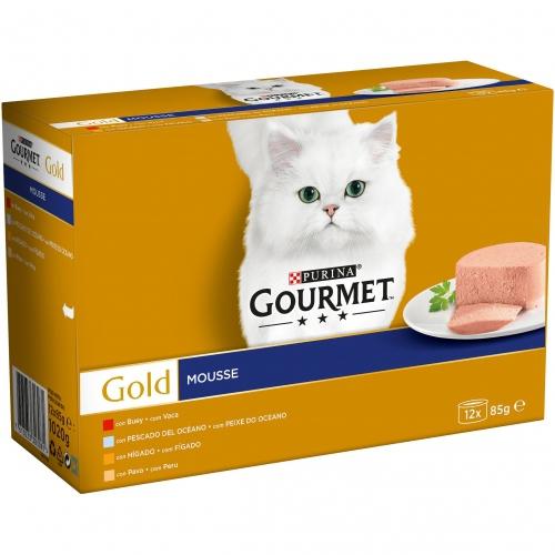 GOURMET GOLD Mousse Assortiment Multipack (12 x 85 g)