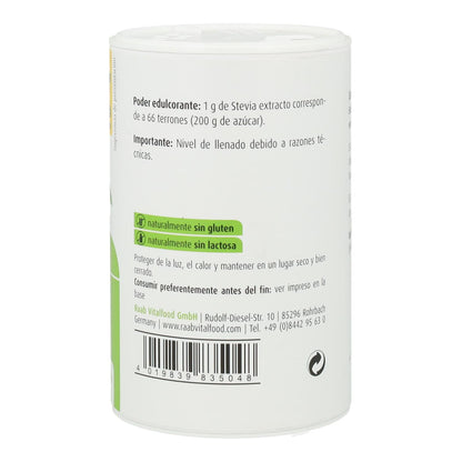 Estevia Premium en Polvo Raab, 50g