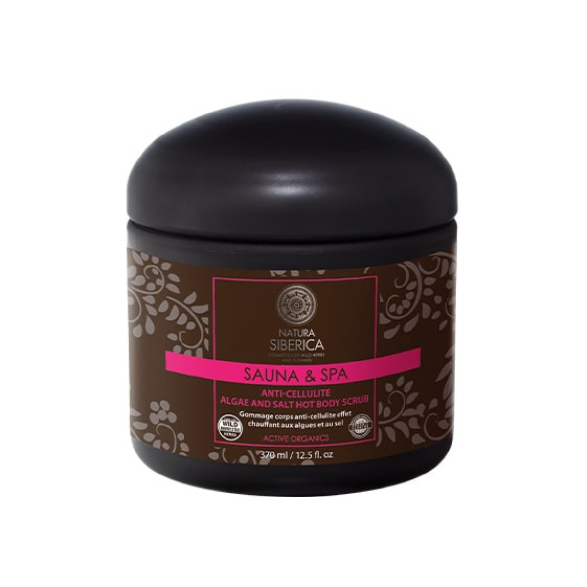Warm anticellulitis bodyscrub met algen en zout Natura Siberica 370 ml