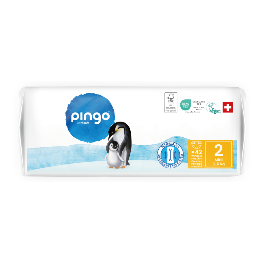 Windeln T2 (3-6 kg) Pingo 42 Stück