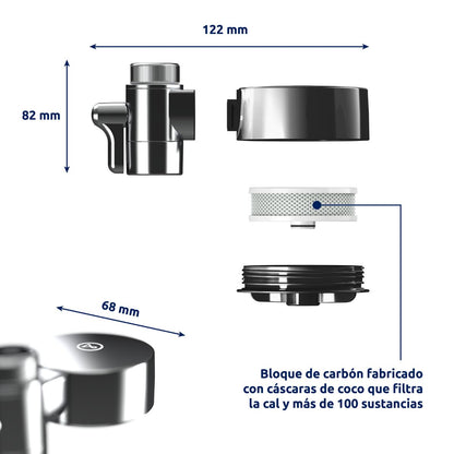 Filtr do kranu EcoPro Chrome Compact Tappwater