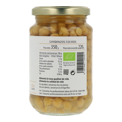 6-pack kokta kikärter ECO Cal Valls 220 g