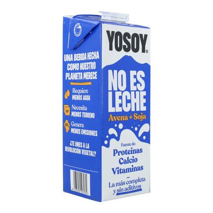 YOSOY NO ES LECHE glutenvrije drank van haver en soja YOSOY 1 l