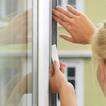 Myggnät för dörrar, svart, 2 st, 2 x 0,65 x 220 cm, Tesa