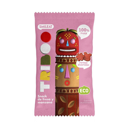 Pack 15x Snack de fresa y manzana ECO 25 g, Triboo