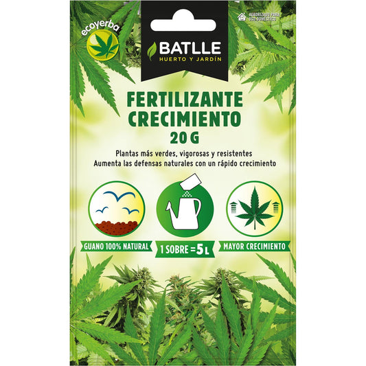 Ecoyerba Growth Fertiliser for 5 L Batlle