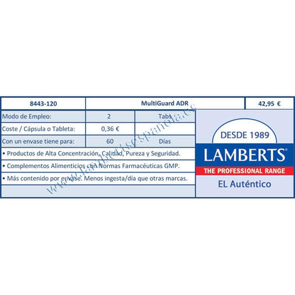 Multi-Guard ADR, Lamberts 120 gélules