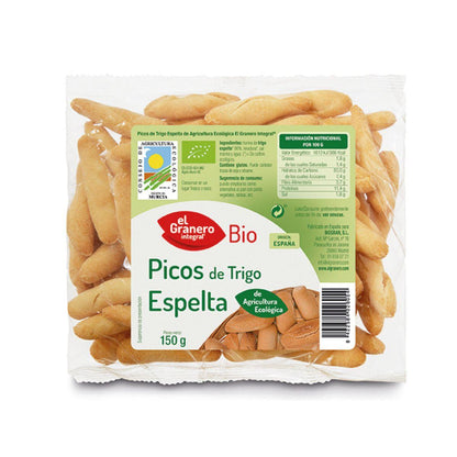 El Granero Organic Spelt Wheat Sticks, 150 g