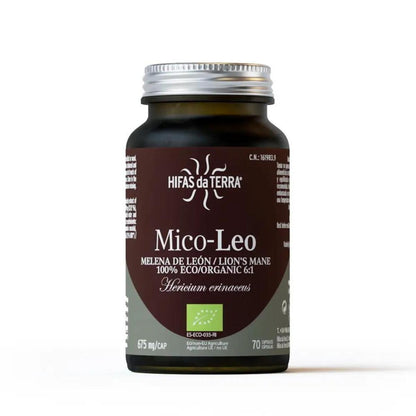 Mico Leo Lion's Mane BIO Hifas da Terra 675 mg 70 capsules