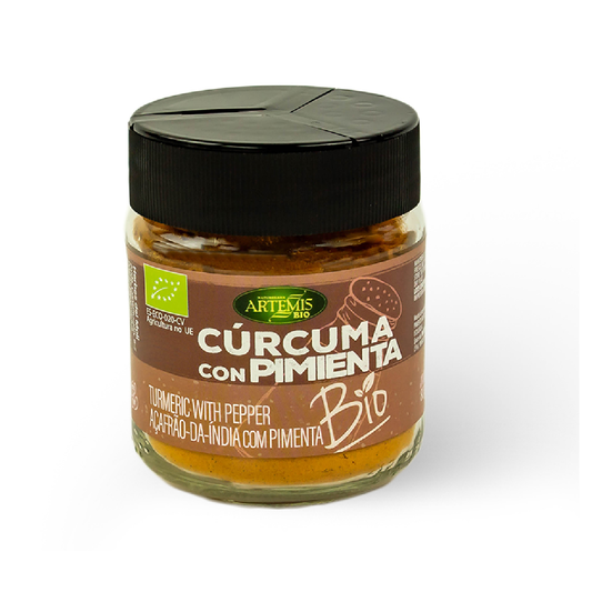 Biologische kurkuma met peper Artemis 80 g