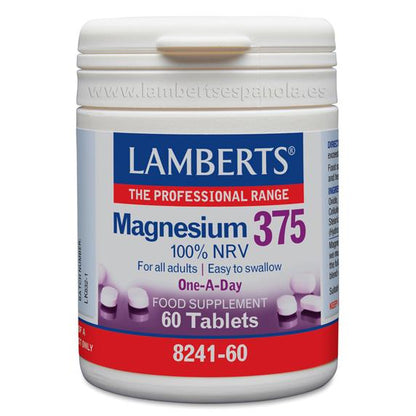 Magnesium 375 Lamberts  60 tabletten