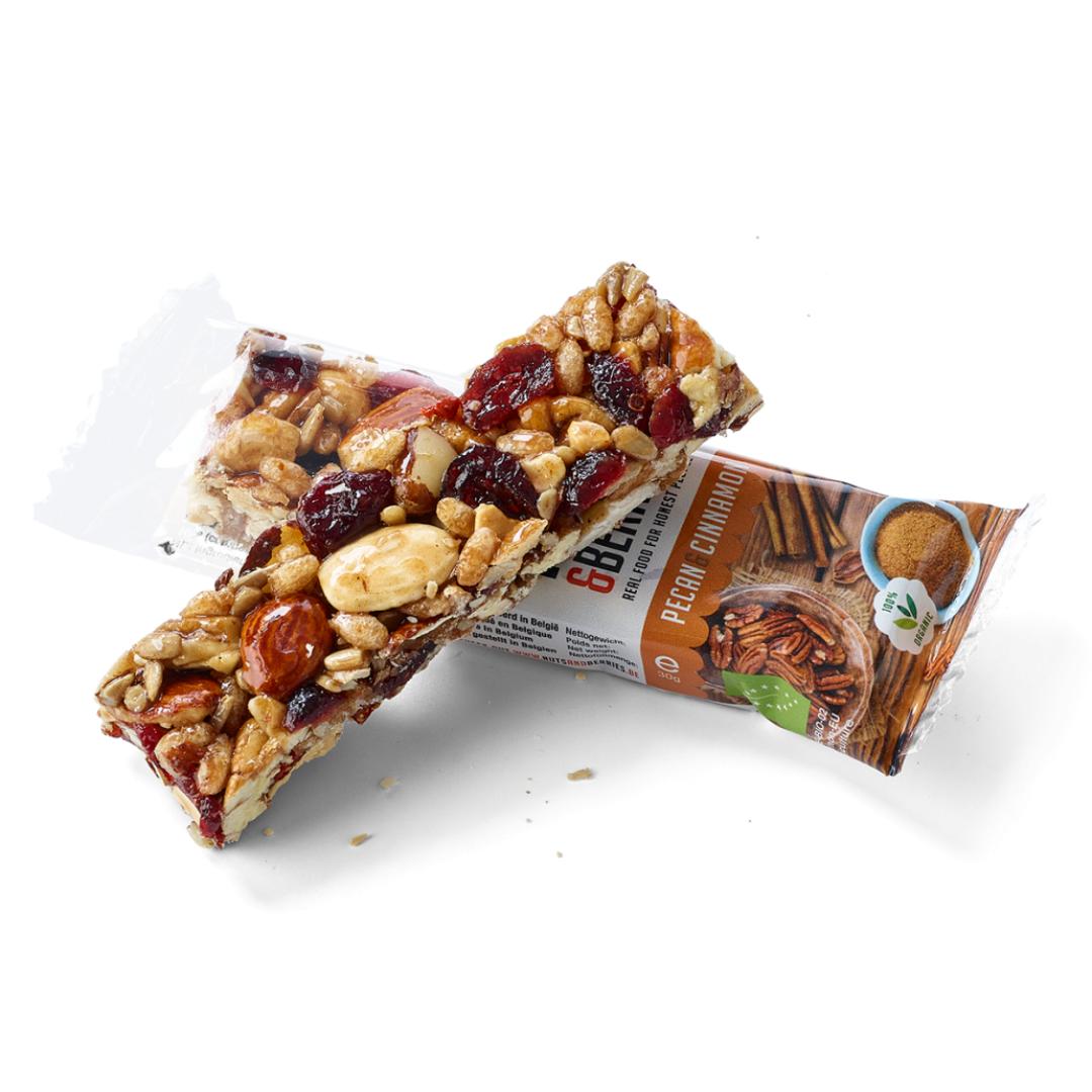 Nuts&Berries-reep met walnoten en kaneel 30 g