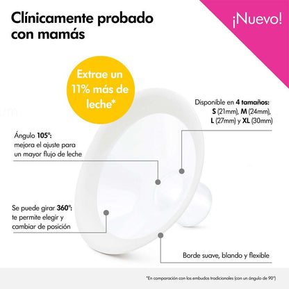 Embudo de extracción Personalfit  Meleda 24 mm talla M