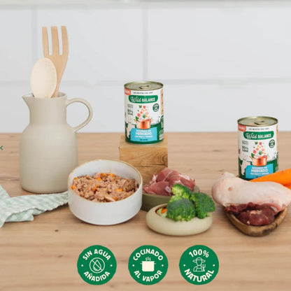Pack of 6 Wild Balance Market Stew with Turkey and Beef for Dogs 400 g