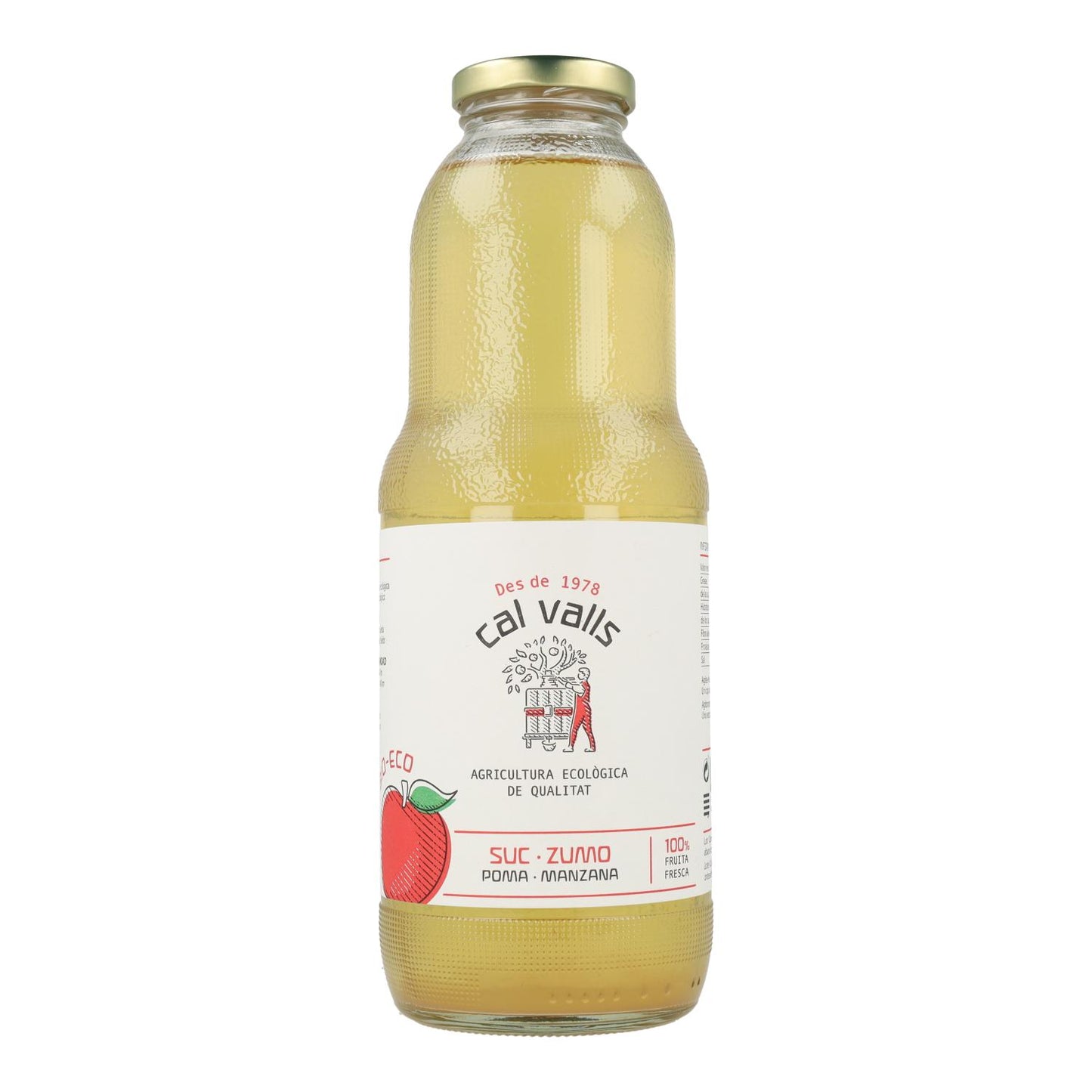 Ökologischer Apfelsaft Cal Valls 1 l