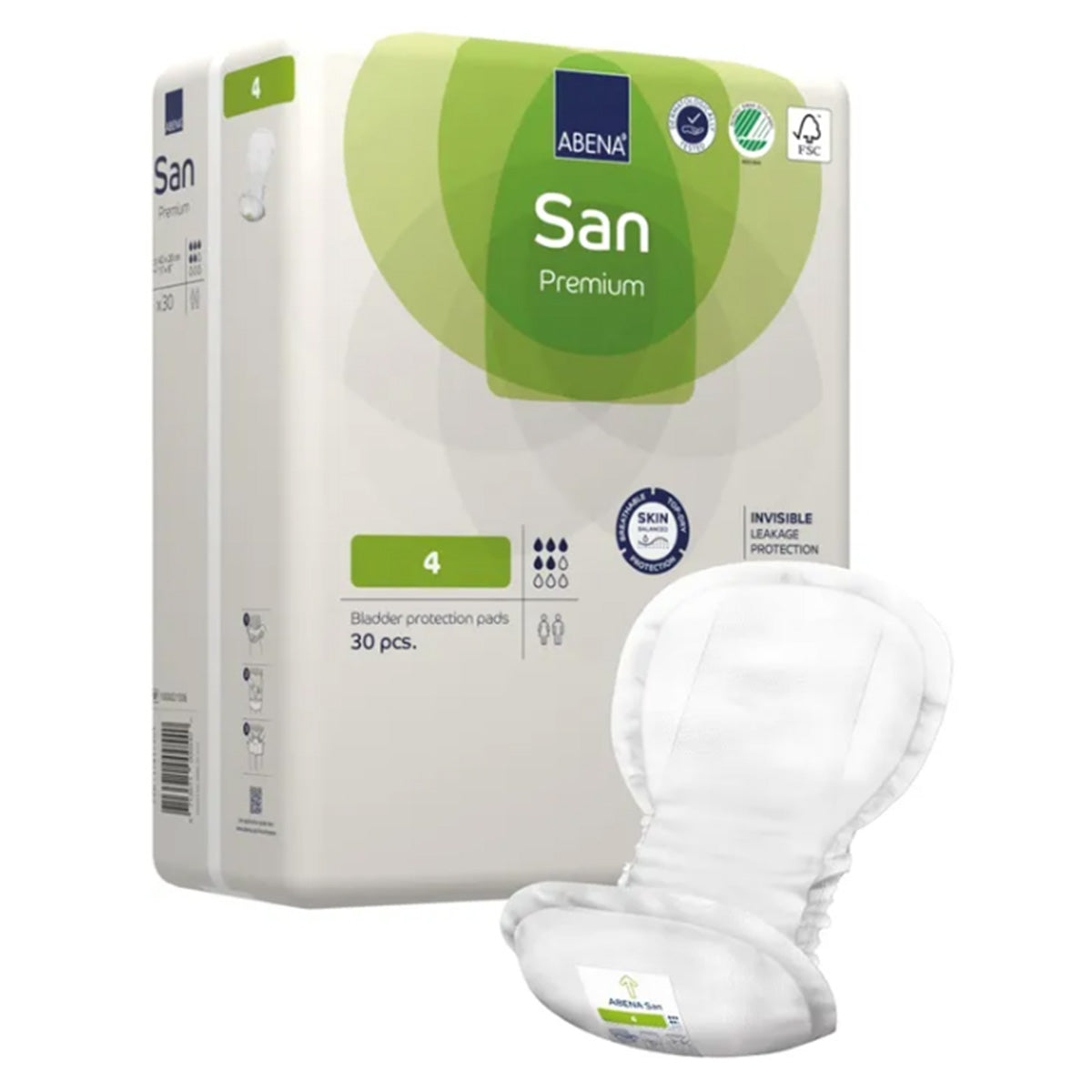 San maat 4 met premium plakband Abena 30 stuks