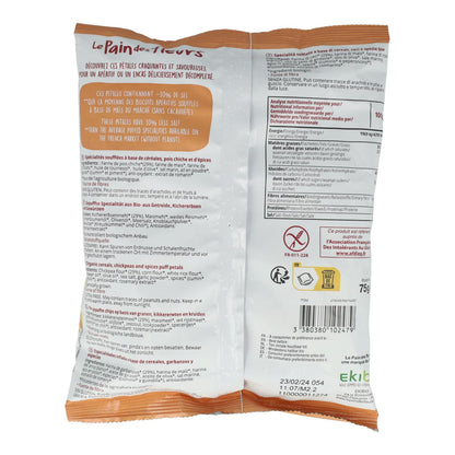 Chipsy płatki w stylu hummusu bezglutenowe Bio Le Pain des Fleurs 75 g