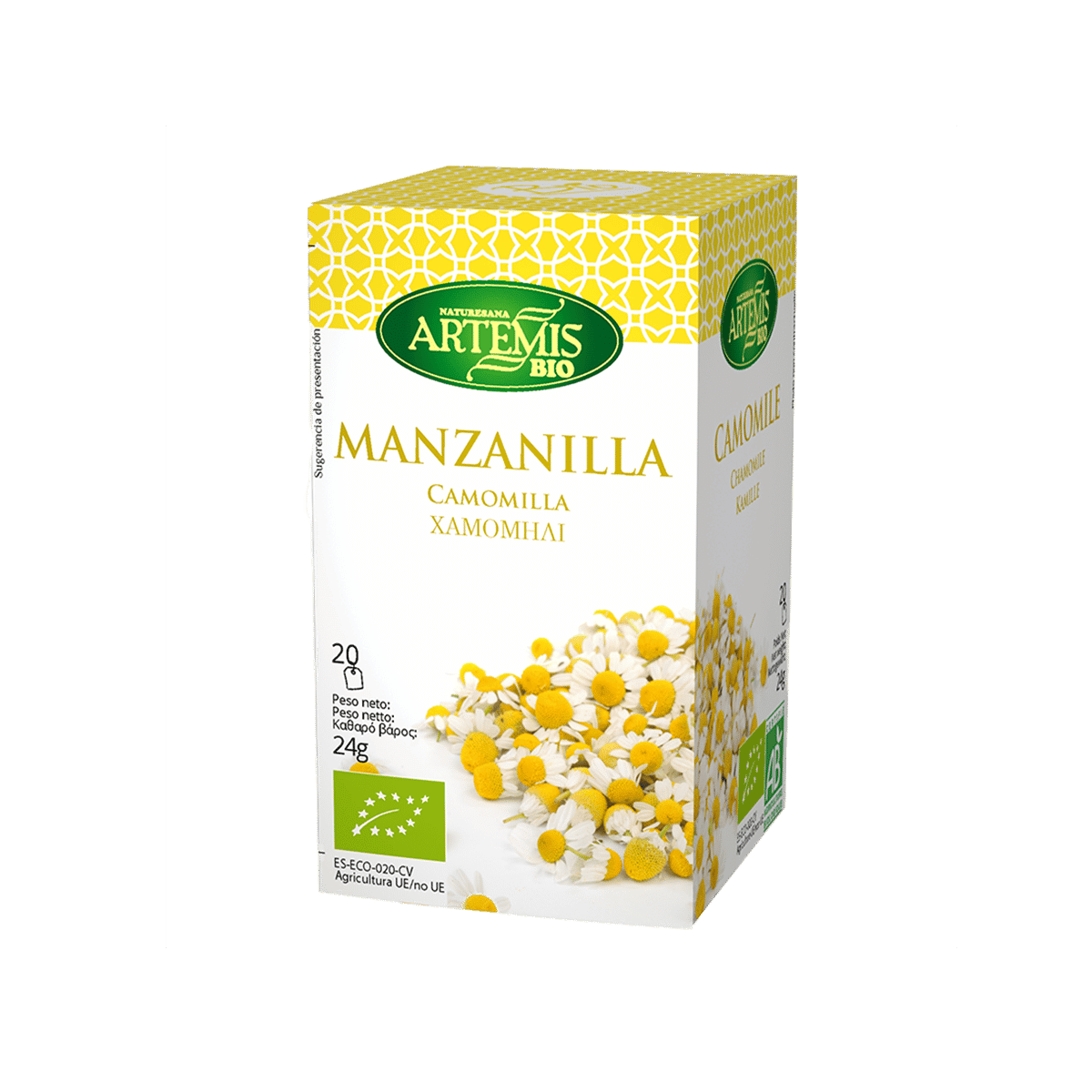 Artemis Chamomile Tea, 20 tea bags.