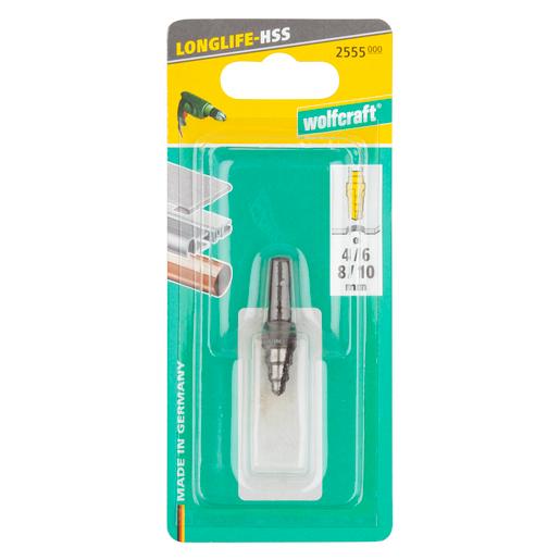 Foret étagé HSS Wolfcraft Ø 6, 8, 10 mm 21 mm 21 mm Ø 6, 8, 10 mm