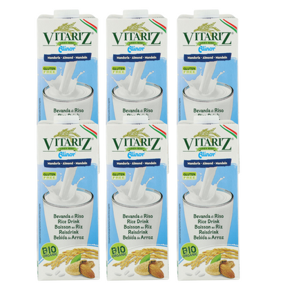 Pack 6x Bebida de Arroz y Almendras Vitariz 1 L