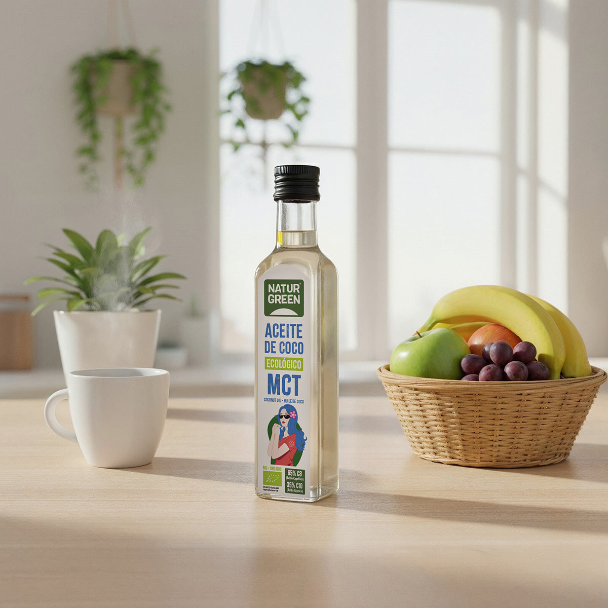 Aceite de Coco MCT Bio NaturGreen 250 ml