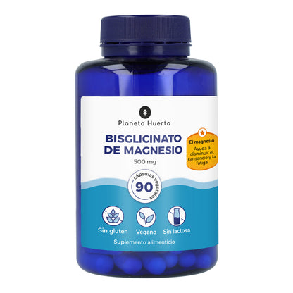 Magnesium Bisglycinate 500 mg Planeta Huerto 90 capsules