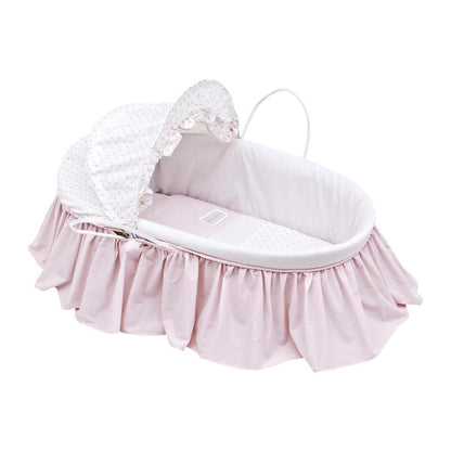 Łóżeczko dziecięce z budką BE w różnych kolorach Beżowy