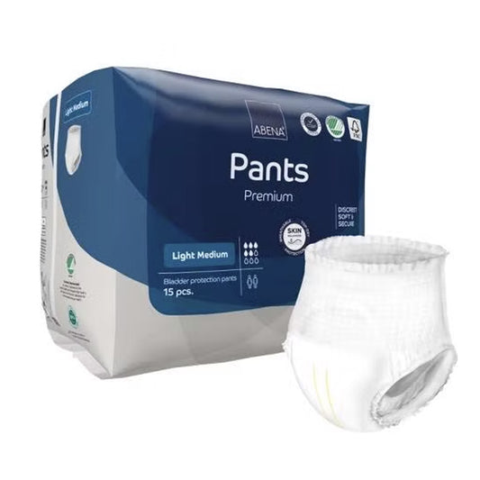 Light pants for light incontinence, size M, ABENA 15 units