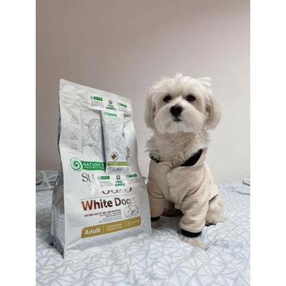 Nature's Protection White Dog Grain-Free Adult Small Breed Lamb Food 1.5 kg